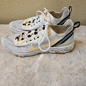 Nike React Element 55 White Pale Vanilla 9.5
